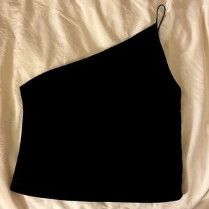 Princess Polly Black one shoulder Top
